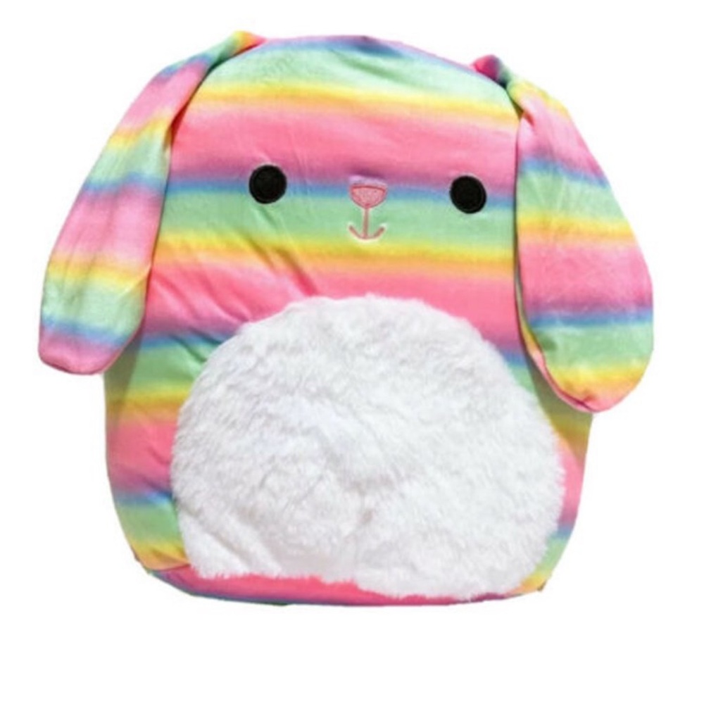 BNWT Danya the Rainbow Bunny Squishmallow Doll, 12”. Perfect condition!